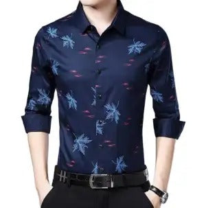 Printed Cotton Full Sleeve Casual Shirt for Men