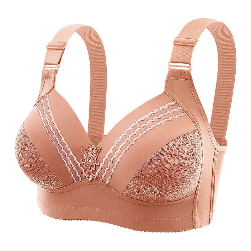 Sexy High-Grade Large Size Thin Cup Beauty Back Bra - Comfortable, Adjustable, Breathable