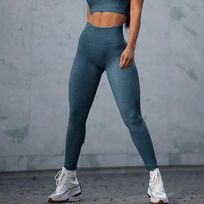 Seamless High Waist Push Up Leggings - Women’s Fitness, Gym, Running, Yoga Pants