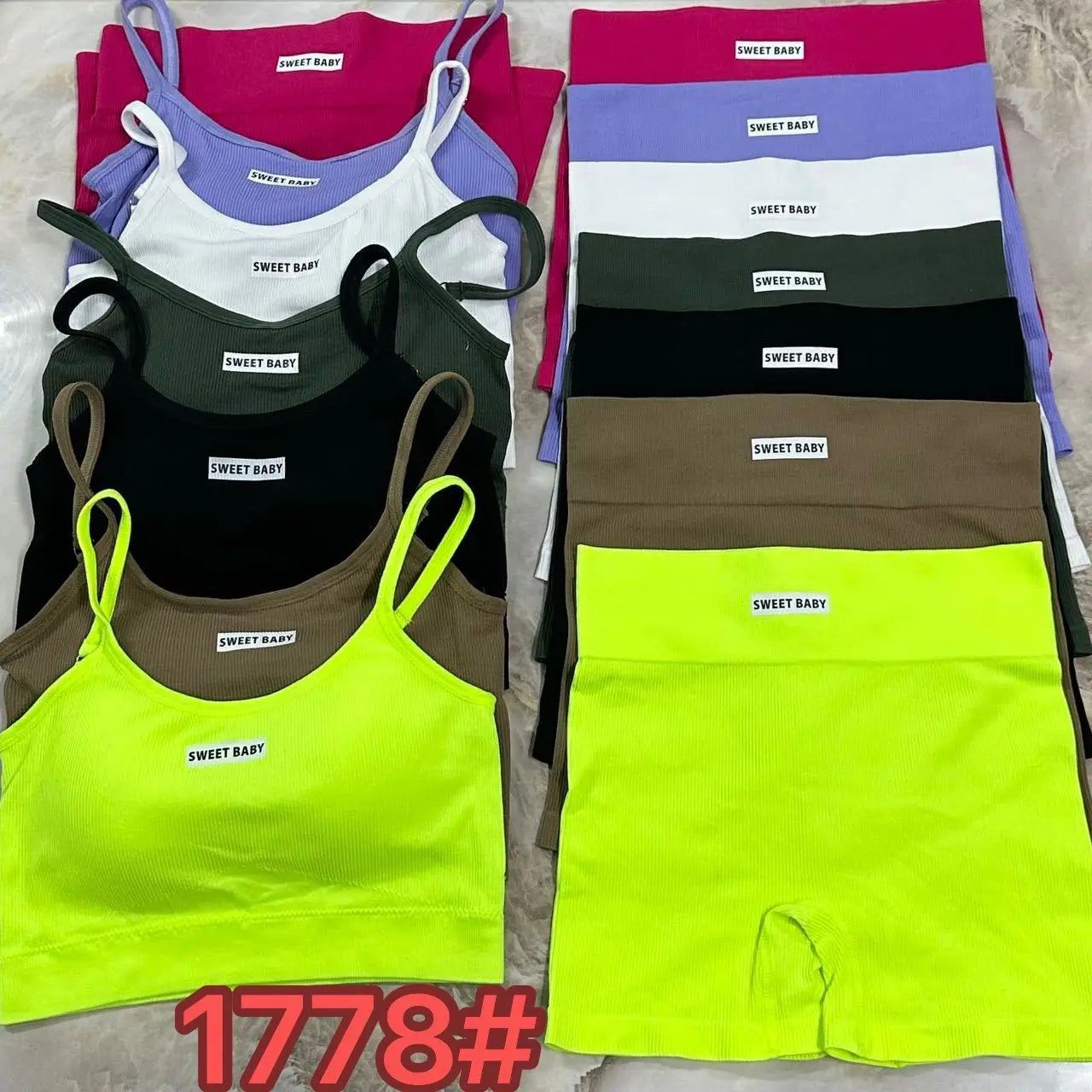 Women's Yoga Tank Top and Shorts Set: Casual Nylon Strap Tank with Sponge Cushion Underwear